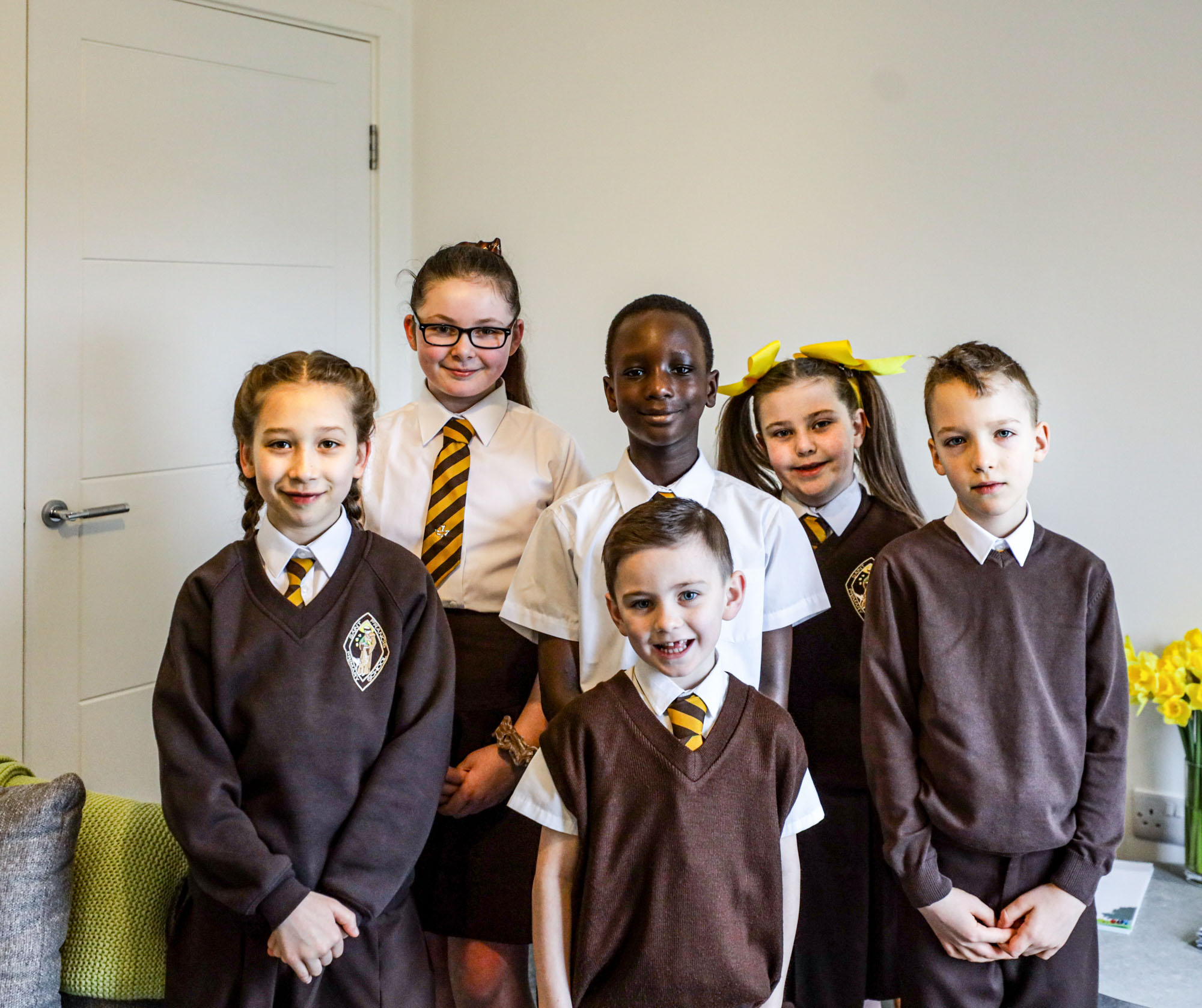 Pupils from St Francis Primary School visit Laurieston Living
